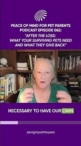 Helping Pets Grieve After a Loss | New Podcast Episode 062