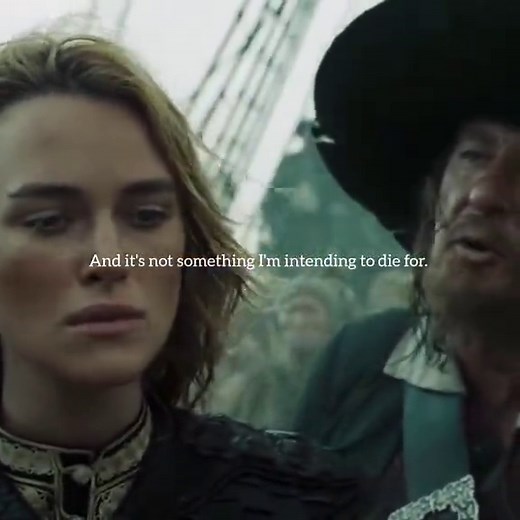 Hoist the Colors Scene from Pirates of the Caribbean: At World's End
