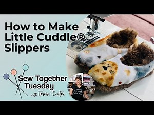 How to Sew a Super Comfy Pair of Slippers (Adult and Kids Minky Fabric Slipper Tutorials)