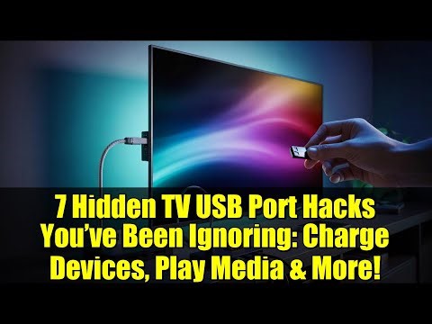 7 Hidden TV USB Port Hacks You’ve Been Ignoring: Charge Devices, Play Media & More!