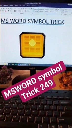 MSWORD Symbol Shortcut Keys Trick 249