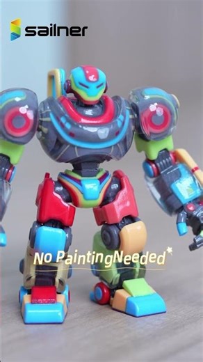 Full Color 3D Printing That Needs ZERO Paint