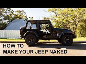 HOW TO REMOVE JEEP TJ DOORS