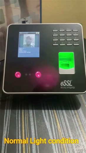 Performance of essl MB20. face attendance machine