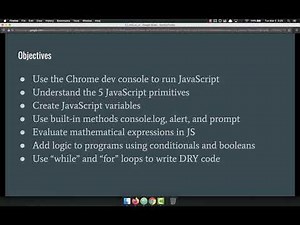 Full Stack Web Developer Course: 3_1 - Intro to JavaScript
