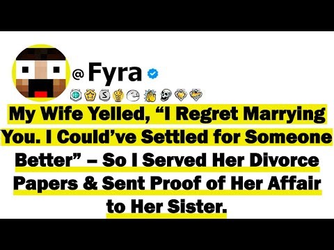 2K views · 20 reactions | My Wife Yelled I Regret Marrying You #reddit #redditstories #cheating #cheater | Cheater Confessions | Facebook