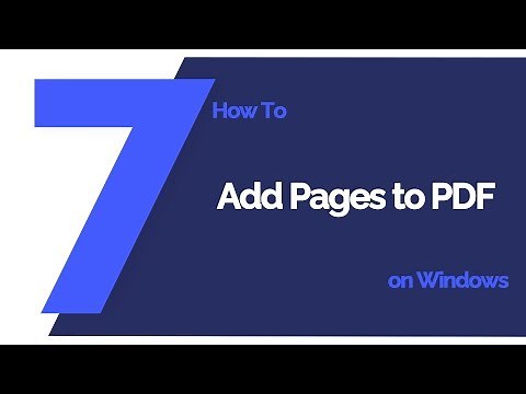 How to Add Pages to PDF on Windows | PDFelement 7