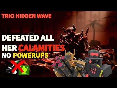 TDX | Trio Hidden Wave Defeating Nemesis's Calamity Without Powerups