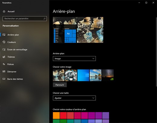 Fond d'écran : personnaliser son bureau dans Windows 11 ou Windows 10