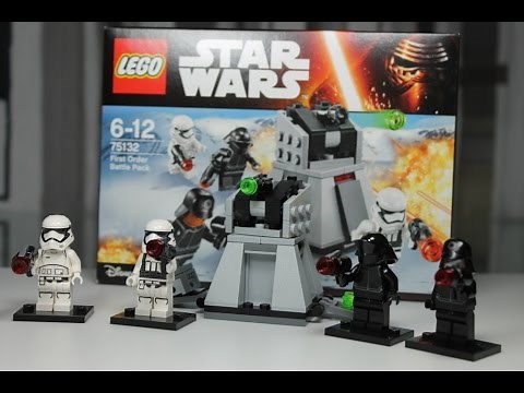 LEGO Star Wars Set 75132 First Order Battle Pack Unboxing & Review deutsch german