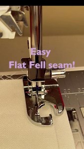 A flat fell seam is often created on the inside leg seam of jeans. Since the seam is on the outside of the garment, they are much more comfortable to wear. Using the Flat Fell Foot makes the process of sewing these seams incredibly easy. | Husqvarna Viking North America