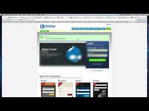 Aweber Autoresponder Basic Set Up