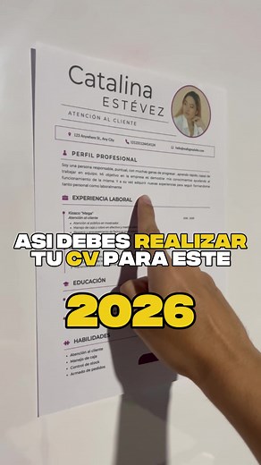 Cómo diseñar tu CV para 2026 y conseguir empleo