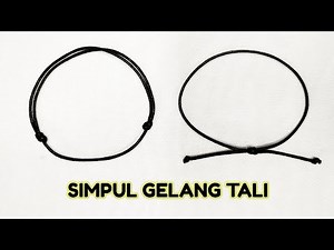 how to make a knot for a rope bracelet