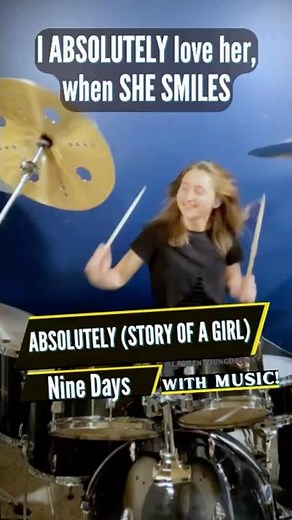 Nine Days - Absolutely (Story of a Girl) (Drum Cover/Drummer Cam) LIVE By Teen Drummer Lauren Young