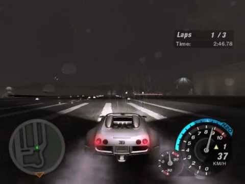 NFS underground 2: 720km/h Bugatti vs Plane