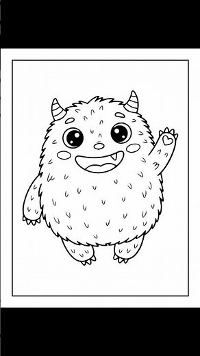Monster Coloring Pages for Kids Fun Monster Coloring Pages