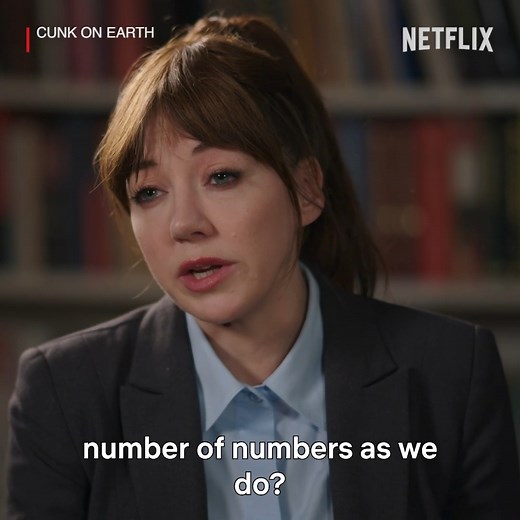 "Ancient people invented currency to make life on earth easier, but in doing so they inadvertently invented capitalism, which is gonna kill everyone." Cunk on Earth is now streaming on Netflix UK/IE. | Netflix