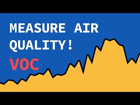 How to measure Air Quality in real-time! Easily visualise and save data (SGP40) | #P2