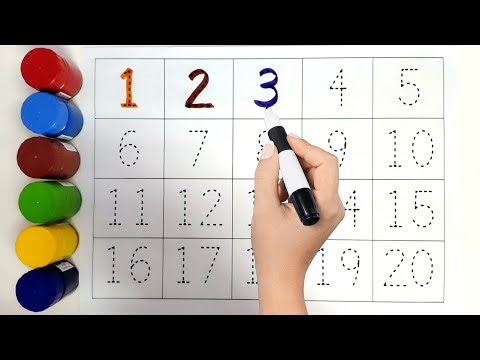 Numbers 1 to 20 | Kids Count Numbers 1-20 | Toddler & Preschool Educational Video #kiddostv