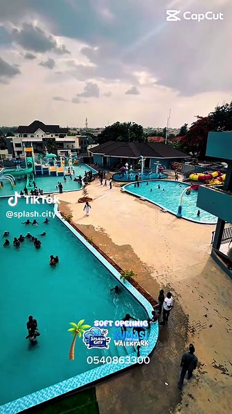 Kumasi is about to experience a refreshing new chapter in leisure and family entertainment. The Splash City is open to the public. Visit Splash City with the family and have so much fun. ° Location: No. 7 Major Kobina Drive, Danyame, Kumasi (Near Ridge Park) Telephone / WhatsApp: 054 086 3300