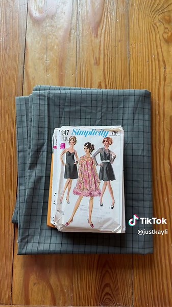 the cover drawings are my favorite part of old patterns #sewing #sewingpattern