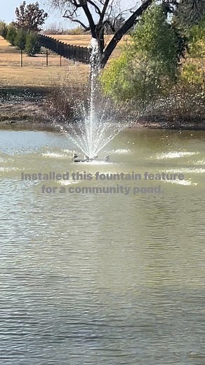 Community fountain installation | Deck O Art