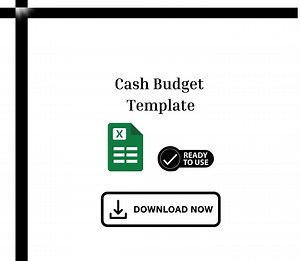 Cash Budget Excel Template: Small Business & Personal Finance (digital Download) - Etsy