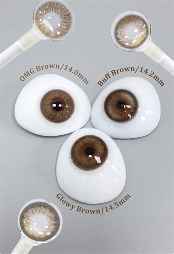 Perbedaan 3 Ukuran Diameter Softlens Brown: Efek Langsung Terlihat