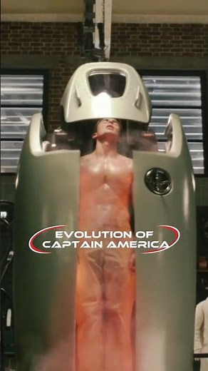 Evolution of CAPTAIN AMERICA #captainamerica #avengers #shorts