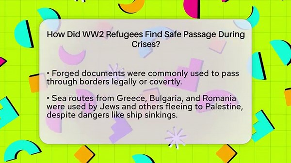 How Did WW2 Refugees Find Safe Passage During Crises? - Second World War Files