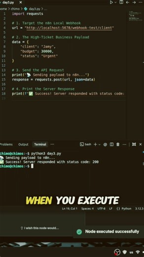 How to trigger n8n workflows from python (REST API Tutorial) #n8n