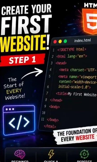 🚀 Every Website Starts Here! | Part 1 #shorts