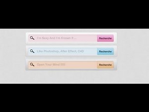 Tuto WebDesign - Creer Search Bar & Button
