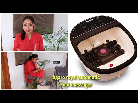 AGARO Royal electric foot spa massager Demo & Review | Best Foot Massager 2022