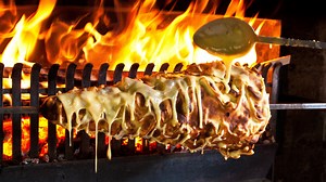 Feast your eyes on #France's rare spit-cooked cake. To learn more: http://bbc.in/2nVTGd2 | BBC Travel