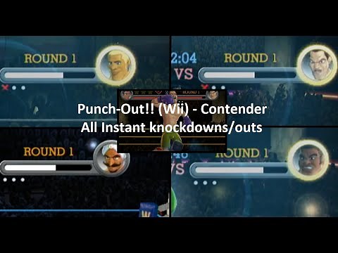 Punch-Out!! (Wii) - Contender: All Instant knockdowns/outs