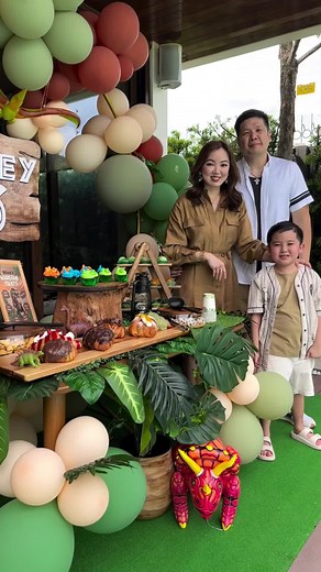 Riley’s 6th Birthday! #dinosaurtheme #poolparty #diyparty #tiktokparty #fyp #foryou #dinosaurs #partyideas