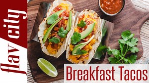 RECIPE: https://www.flavcity.com/paleo-breakfast-tacos Pour a cup of coffee and enjoy these tacos tomorrow morning. | BobbyParrish