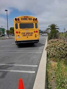 how to parallel park a School bus
