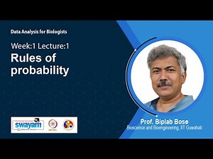 Lec 1: Rules of probability