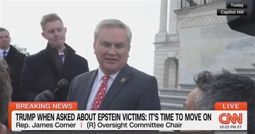 CNN’s Manu Raju Straight Up Asks James Comer Why Trump Hasn’t Been Called To Testify About Jeffrey Epstein