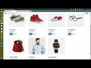 Tutorial Membuat Toko Online PHP MySQLI - 19 detail produk