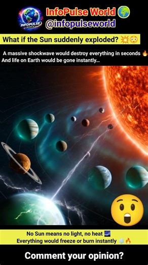 What If the Sun Explodes? 💥😳 #shorts #viral #trending