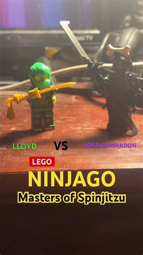 Lloyd vs Lord Garmadon 💚💜 LEGO NINJAGO masters of Spinjitzu