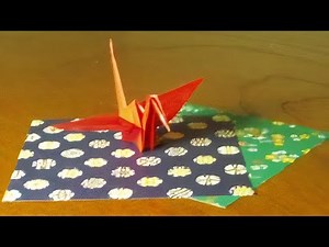 How to cut an Origami square paper