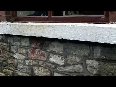 Damp old house - why drip sills on windows are important
