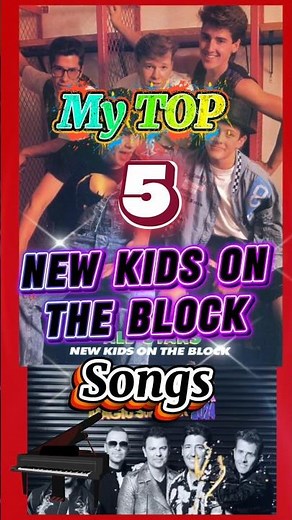 Top 5 New Kids on the Block Songs | NKOTB Greatest Hits #top5 #nkotb #boyband #shorts