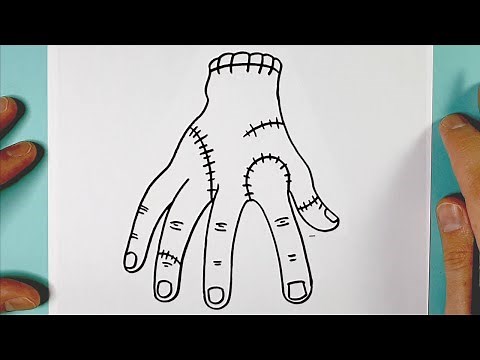 Wie zeichnet man eiskaltes Händchen - Addams Familie