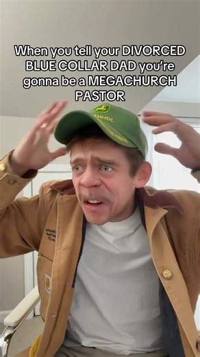 When you tell your divorced blue collar dad you’re gonna be a megachurch pastor #funny #bluecollar #bluecollardad #megachurch #pastor